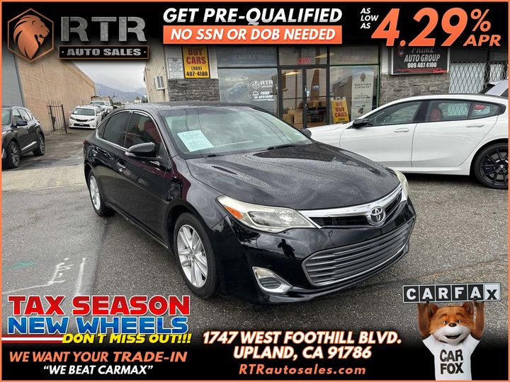 2013 TOYOTA AVALON for sale in UPLAND
