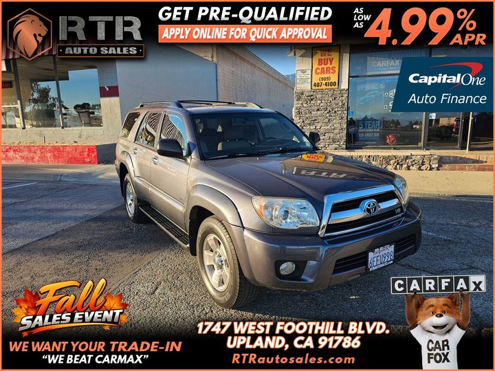 2008 TOYOTA 4RUNNER for sale in UPLAND