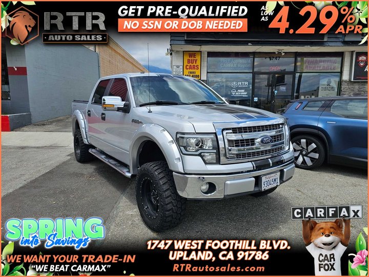 2013 FORD F150 SUPERCREW CAB for sale in UPLAND