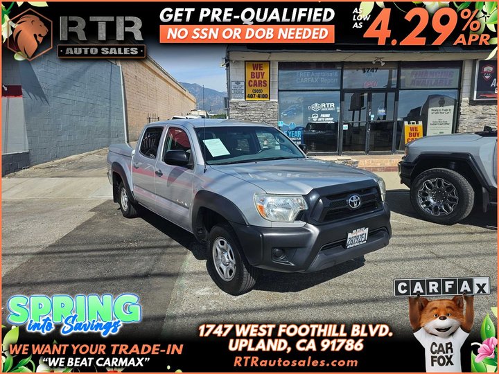 2012 TOYOTA TACOMA DOUBLE CAB for sale in UPLAND