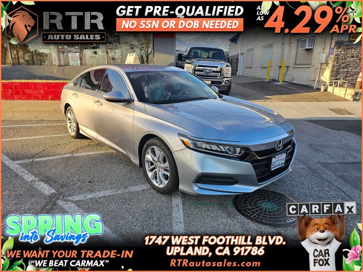 2018 HONDA ACCORD for sale in UPLAND