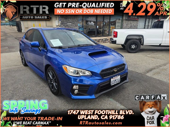2018 SUBARU WRX for sale in UPLAND