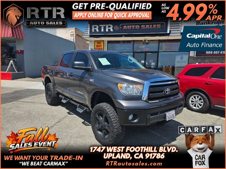 2012 TOYOTA TUNDRA CREWMAX for sale in UPLAND