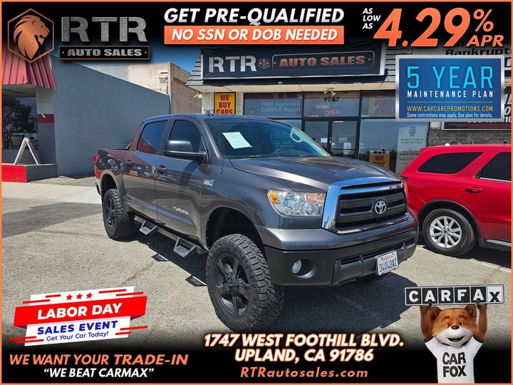 2012 TOYOTA TUNDRA CREWMAX for sale in UPLAND