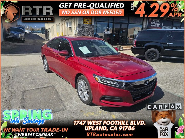 2020 HONDA ACCORD for sale in UPLAND
