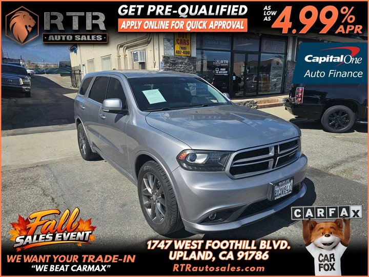 2017 DODGE DURANGO for sale in UPLAND
