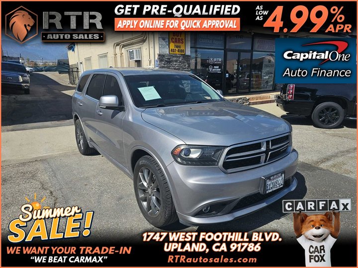 2017 DODGE DURANGO for sale in UPLAND