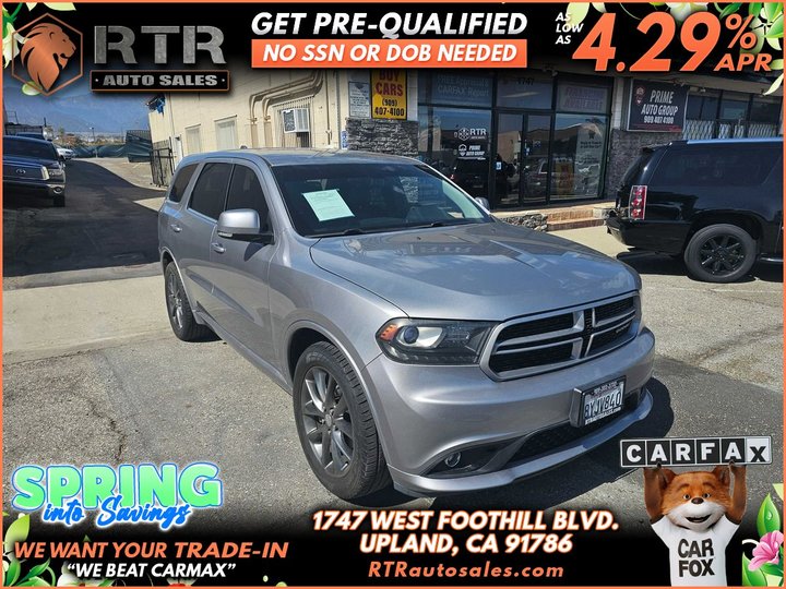 2017 DODGE DURANGO for sale in UPLAND