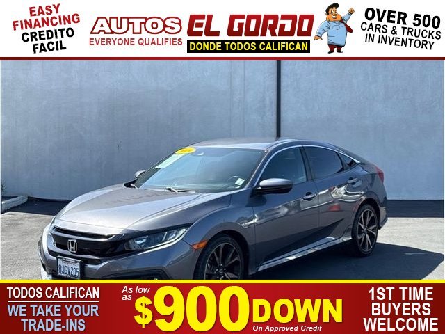 2019 HONDA CIVIC for sale in SANTA ANA