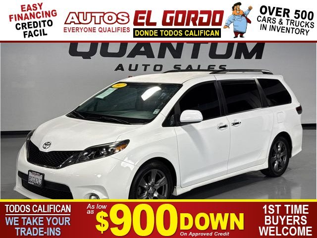 2017 TOYOTA SIENNA for sale in SANTA ANA