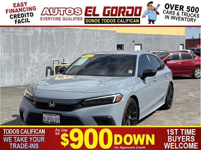 2022 HONDA CIVIC for sale in SANTA ANA