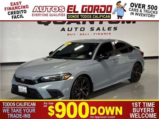 2022 HONDA CIVIC for sale in SANTA ANA