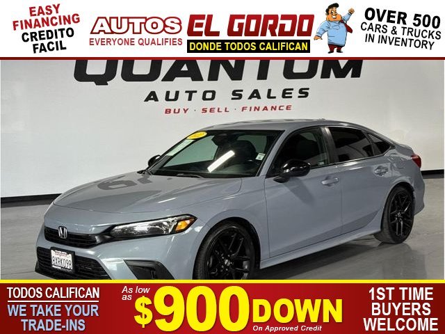 2022 HONDA CIVIC for sale in SANTA ANA