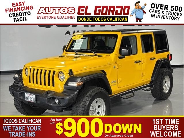 2021 JEEP WRANGLER UNLIMITED for sale in SANTA ANA