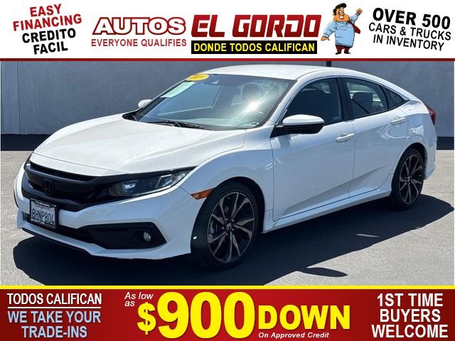 2019 HONDA CIVIC for sale in SANTA ANA