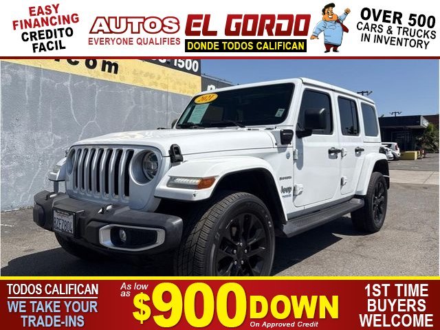 2021 JEEP WRANGLER UNLIMITED 4XE for sale in SANTA ANA
