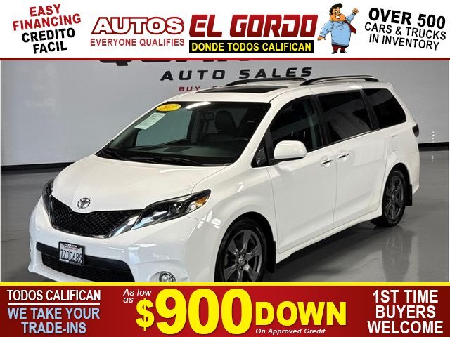 2017 TOYOTA SIENNA for sale in SANTA ANA