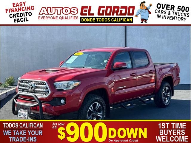 2017 TOYOTA TACOMA DOUBLE CAB for sale in SANTA ANA