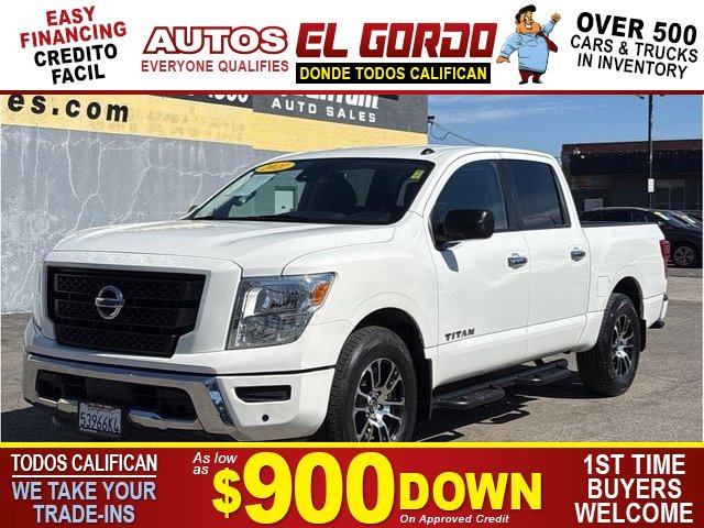 2021 NISSAN TITAN CREW CAB for sale in SANTA ANA