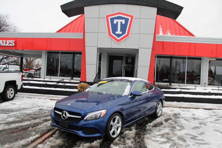 BLUE, 2017 MERCEDES-BENZ C-CLASS Image 