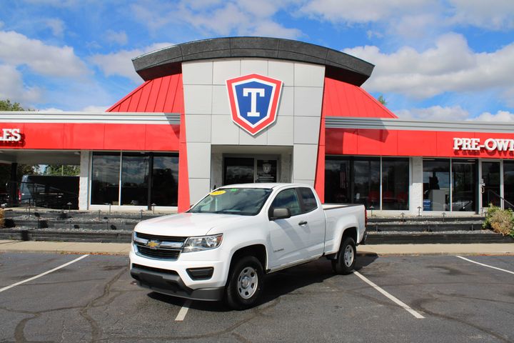WHITE, 2020 CHEVROLET COLORADO EXTENDED CAB Image 