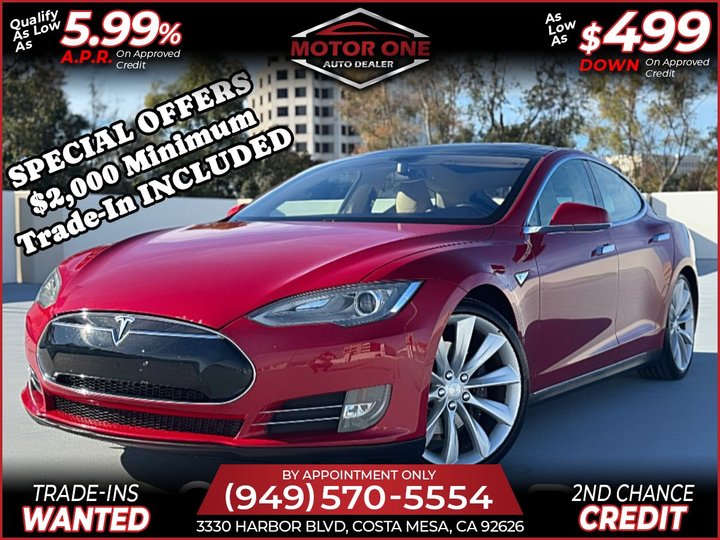 2013 TESLA MODEL S - P85 for sale in COSTA MESA