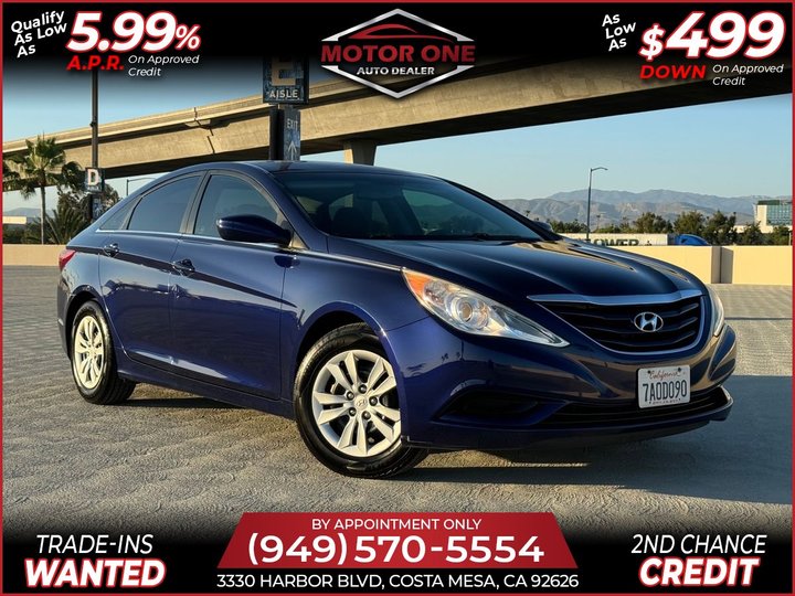 BLUE, 2012 HYUNDAI SONATA Image 