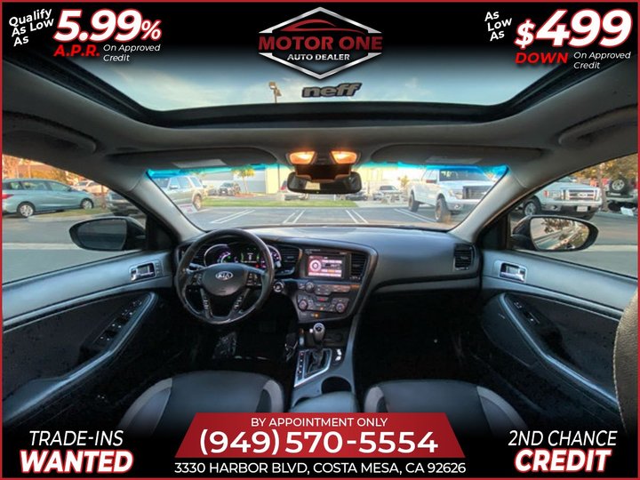 black, 2013 KIA Optima Hybrid Image 