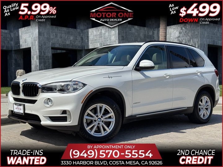 WHITE, 2014 BMW X5 XDRIVE 35I SPORT Image 
