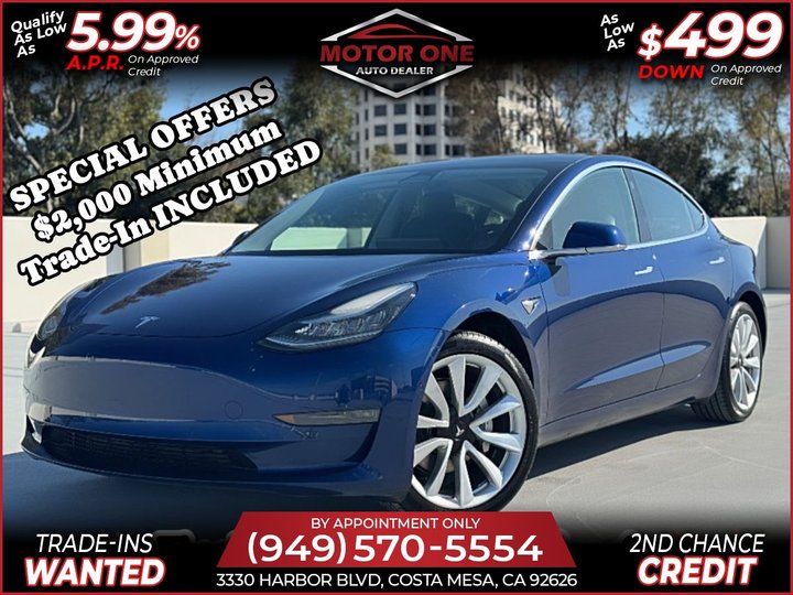 2019 TESLA MODEL 3 STANDARD RANGE PLUS for sale in COSTA MESA