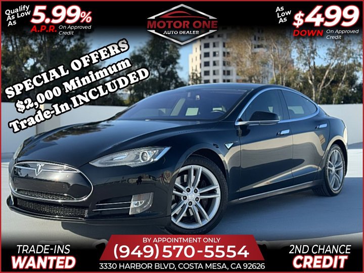 2013 TESLA MODEL S 85 for sale in COSTA MESA