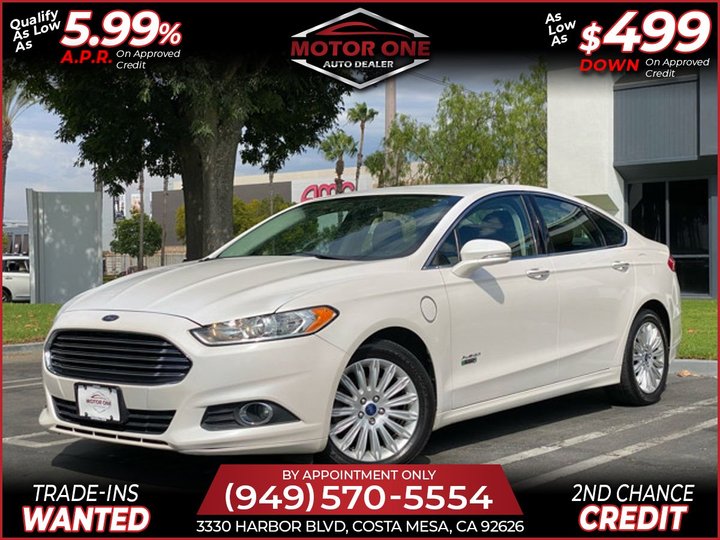 white, 2014 Ford Fusion Energi Image 