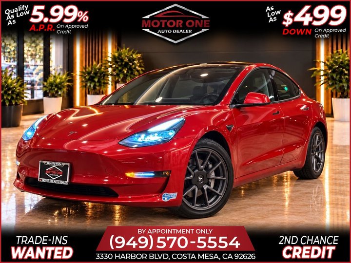 2021 TESLA MODEL 3 LONG RANGE - DUAL MOTOR for sale in COSTA MESA