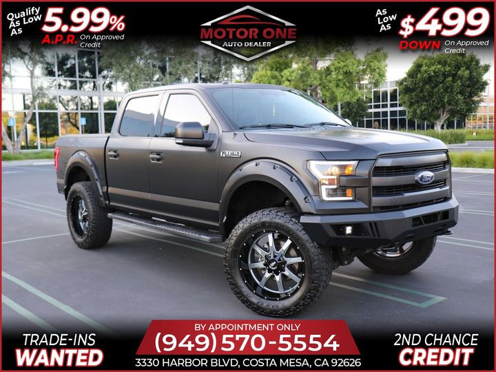 black, 2016 FORD F150 SUPERCREW CAB Image 