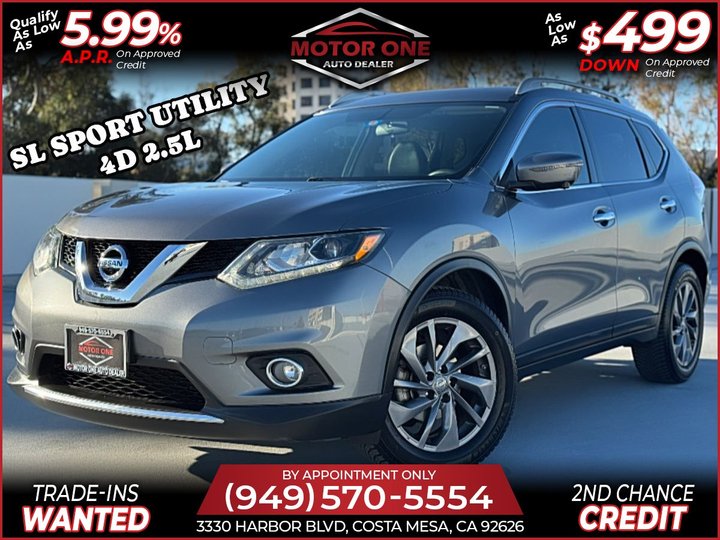 GREY, 2016 NISSAN ROGUE SL Image 