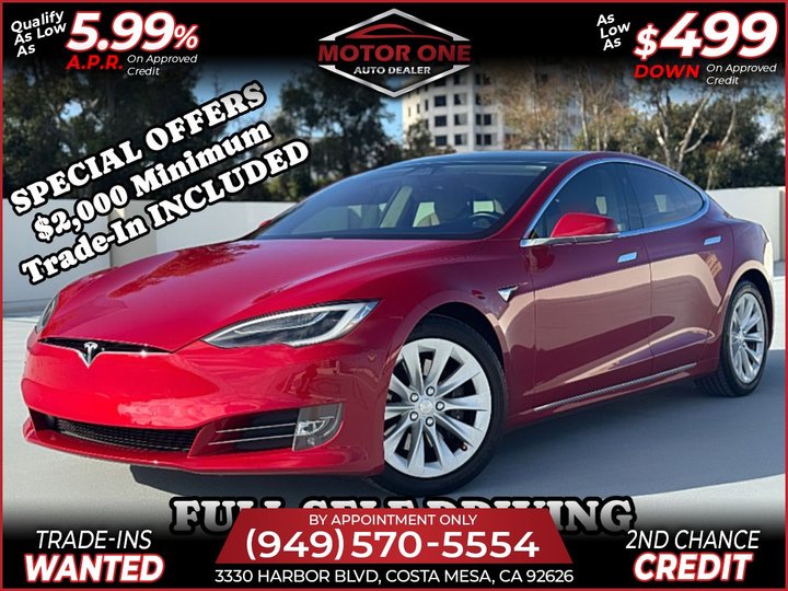 2017 TESLA MODEL S 75 SEDAN 4D for sale in COSTA MESA