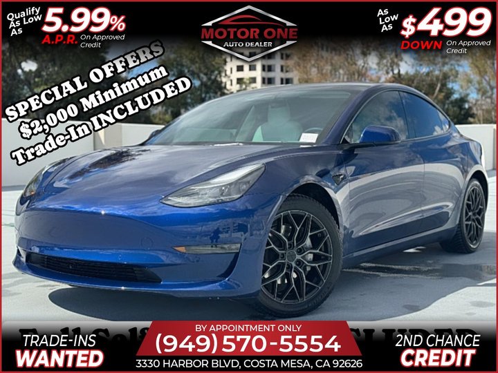 2022 TESLA MODEL 3 FULL SELF DRIVIND SUPERVISED for sale in COSTA MESA