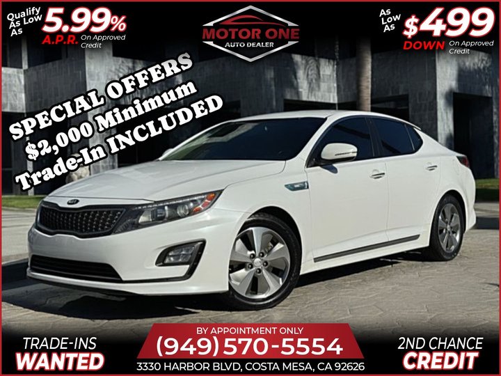 WHITE, 2014 KIA OPTIMA Image 
