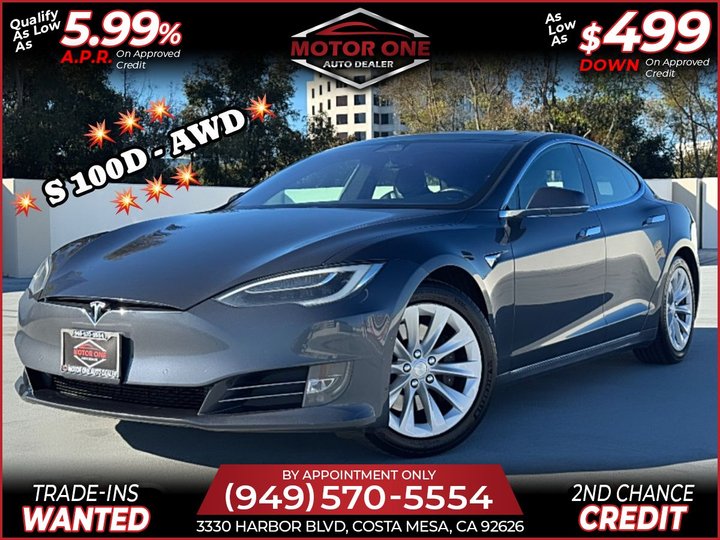 2017 TESLA MODEL S 100D AWD SEDAN 4D for sale in COSTA MESA