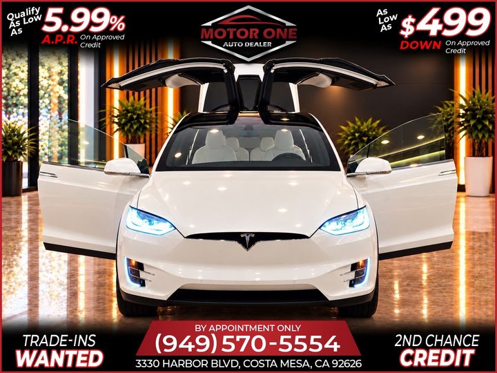 2017 TESLA MODEL X 100D AWD SPORT UTILITY 4D for sale in COSTA MESA