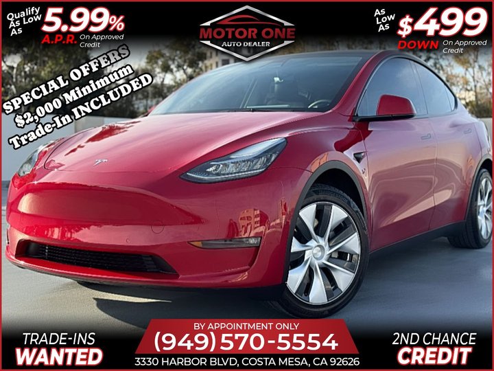 RED, 2022 TESLA MODEL Y Image 