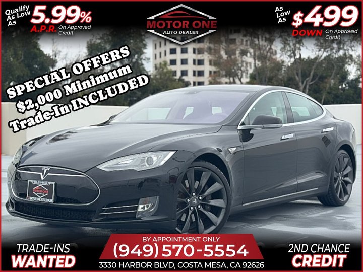 2013 TESLA MODEL S 85 for sale in COSTA MESA