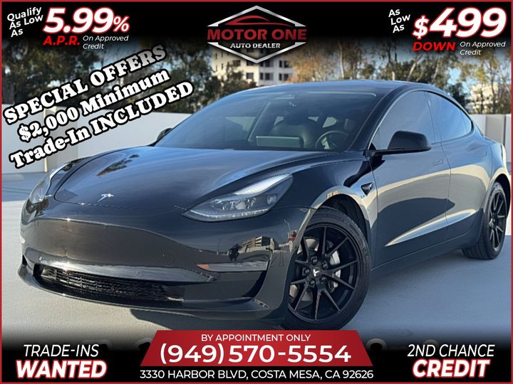 2021 TESLA MODEL 3 SRP FULL SELF DRIVING for sale in COSTA MESA