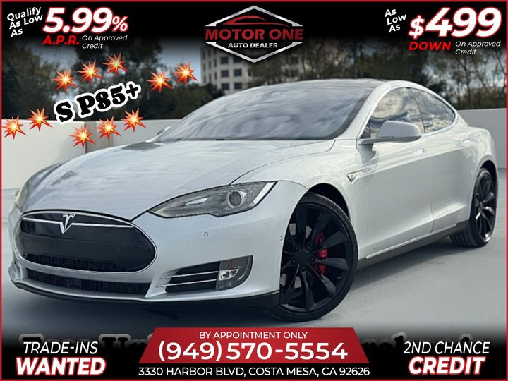 2014 TESLA MODEL S P85+  SEDAN 4D for sale in COSTA MESA