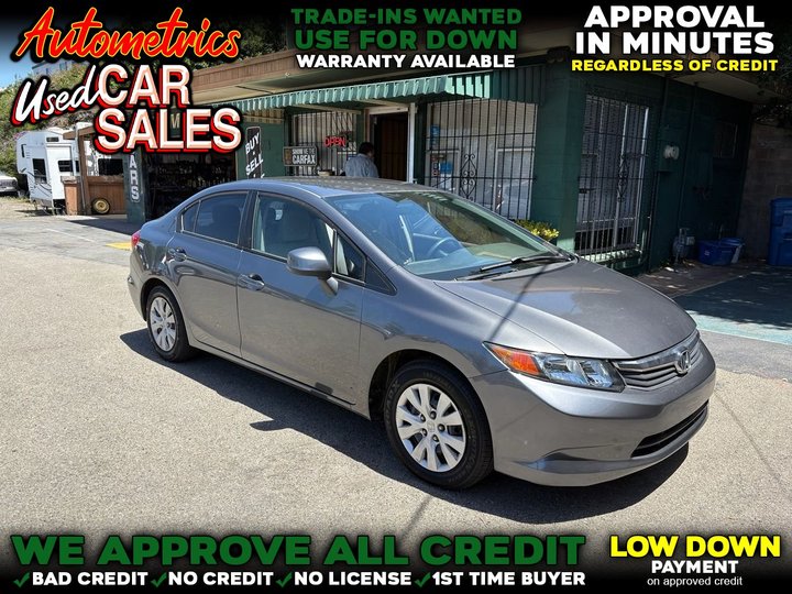 2012 HONDA CIVIC for sale in EL CERRITO