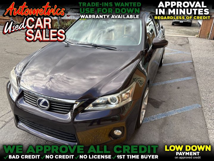 2012 LEXUS CT for sale in EL CERRITO