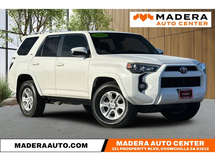 Super White, 2018 TOYOTA 4RUNNER Image 