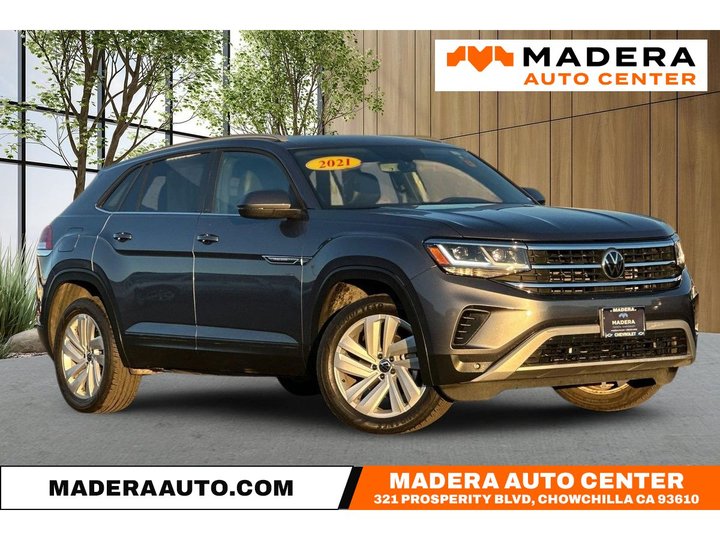 Platinum Gray Metallic, 2021 VOLKSWAGEN ATLAS CROSS SPORT Image 