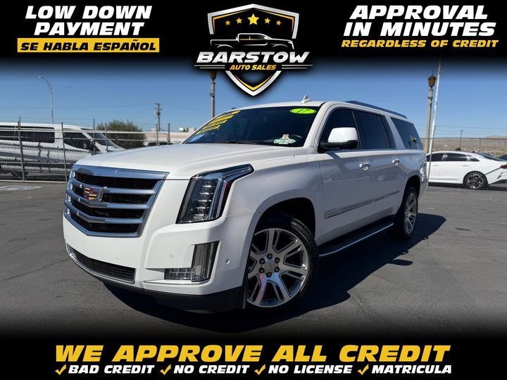 2017 CADILLAC ESCALADE ESV for sale in BARSTOW