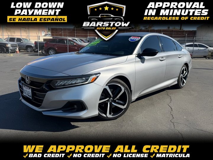 2022 HONDA ACCORD for sale in BARSTOW